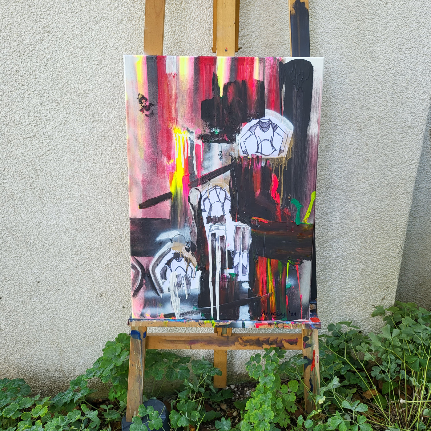 Painting °3 Fashion needs Art