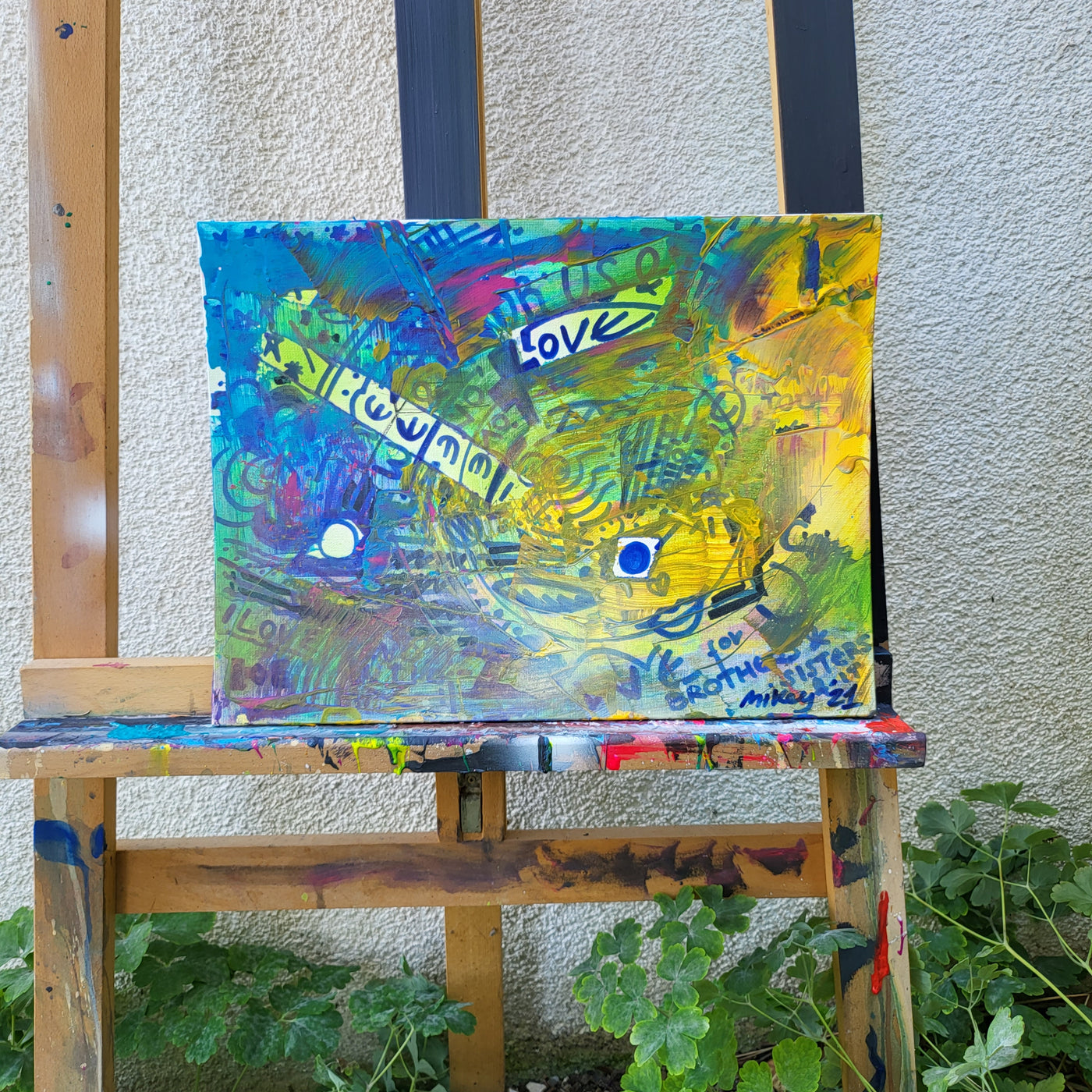Painting °14 Love & Wisdom in the Air