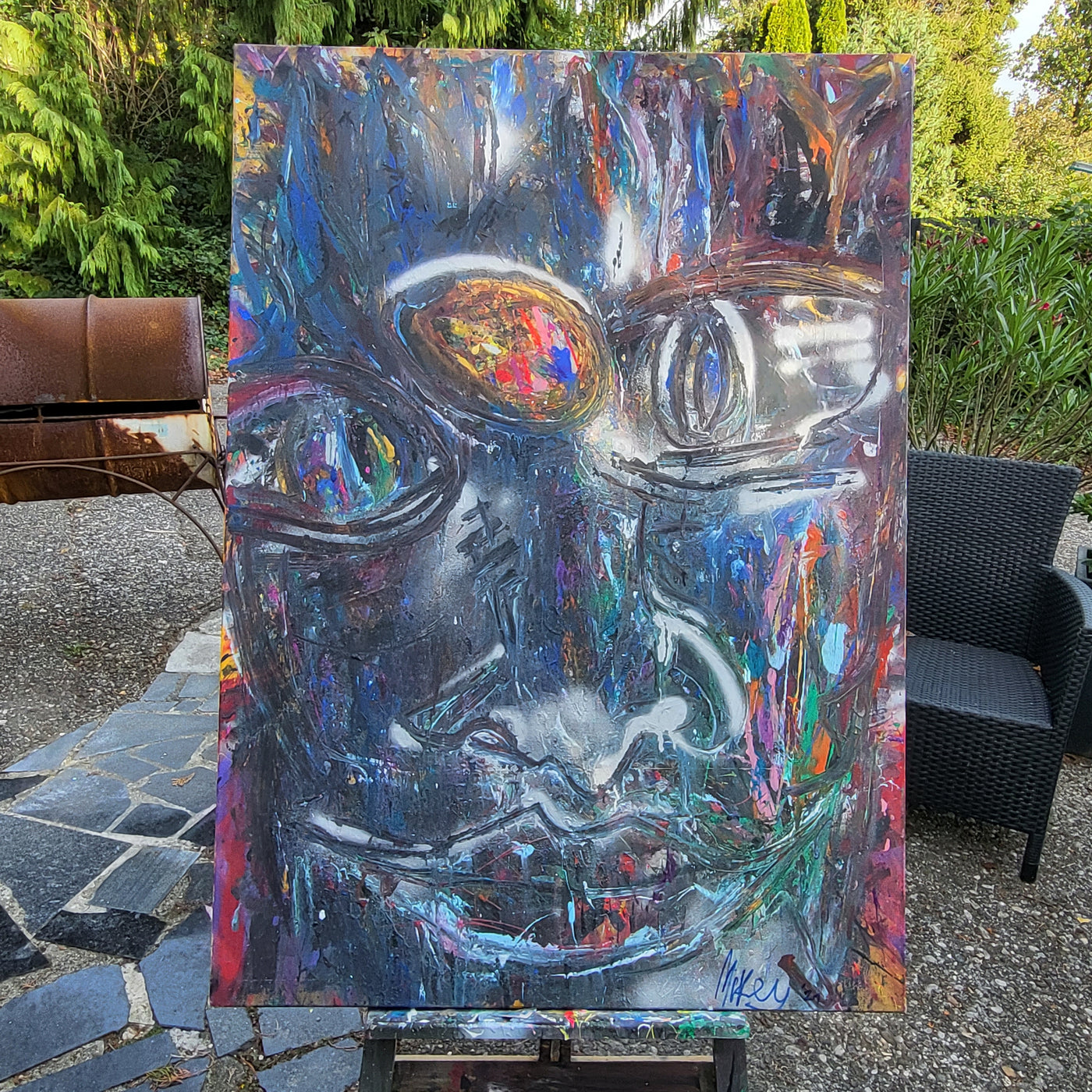 Painting °80 The Third Eye is Born