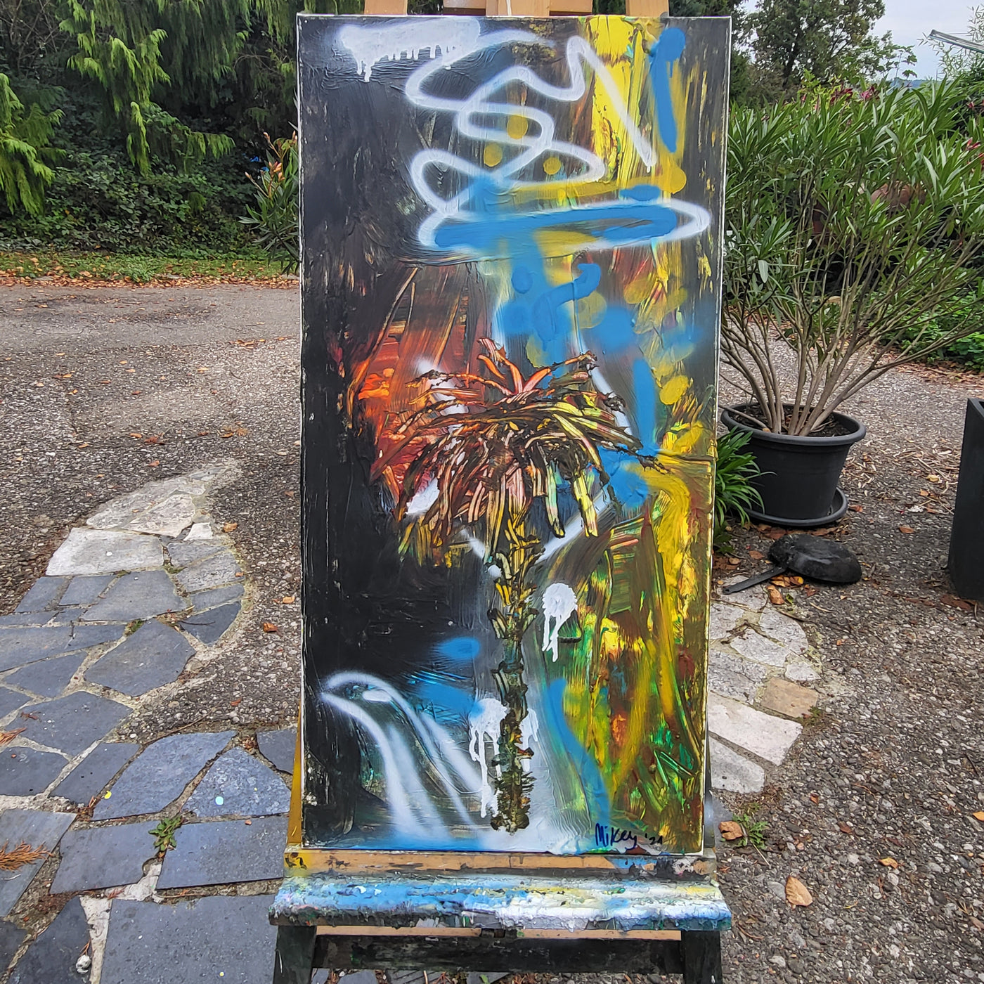 Painting °99 Having Fun on the Island