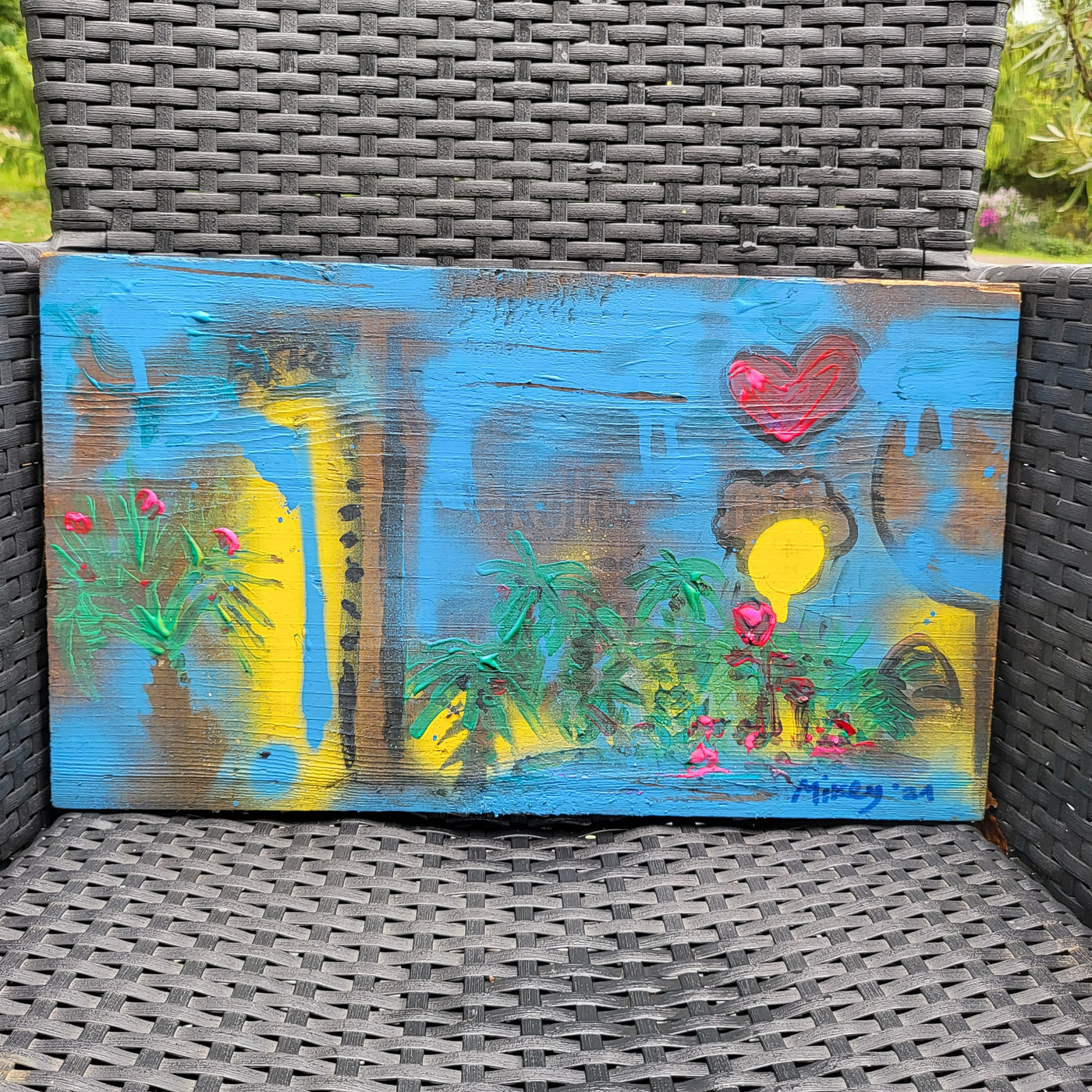 Painting °300 Caribic on a October Day