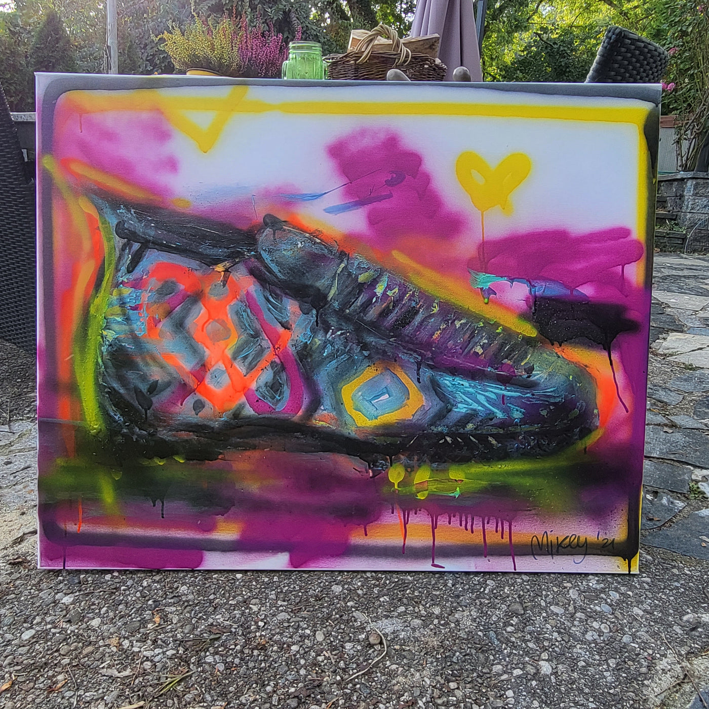 Painting °356 Planetuja Shoe °1