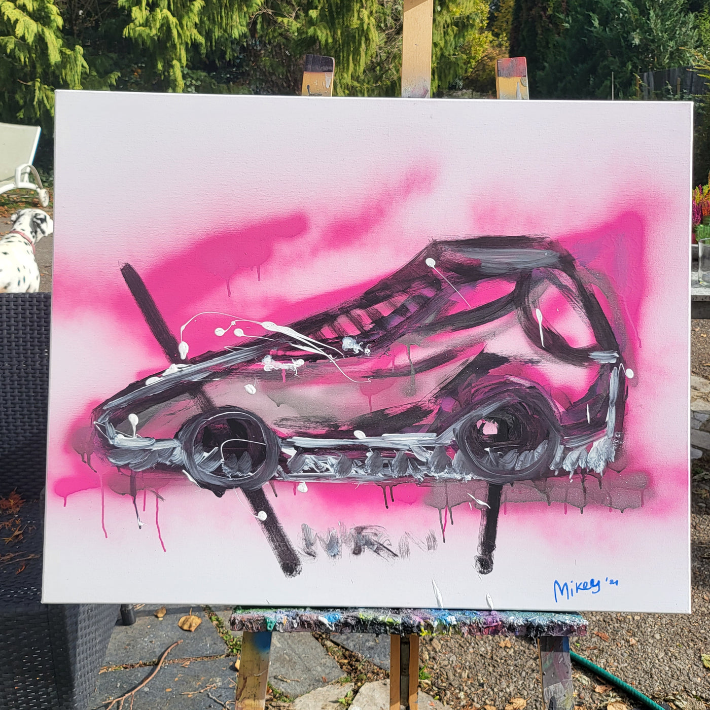 Painting °403 PLANETUJA Rolling Shoe