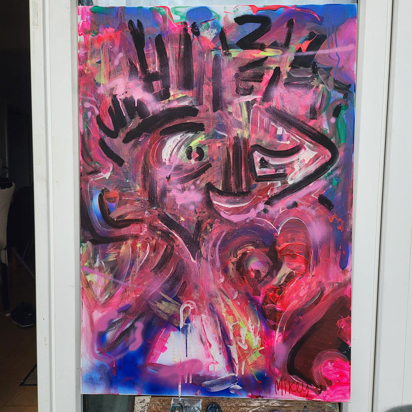 Painting °414 Reaching